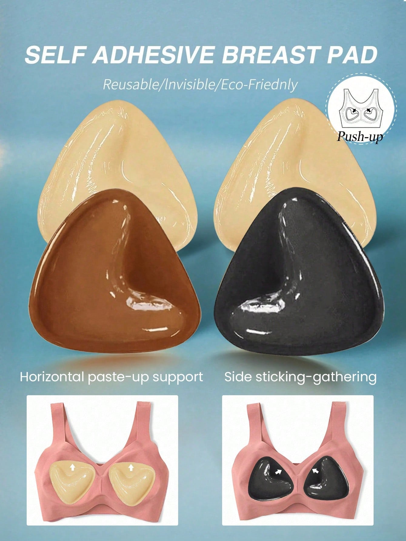 Strapless Bra Adhesive - Cinta adhesiva invisible de doble cara